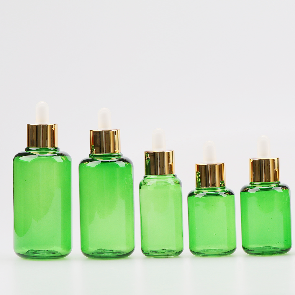 10ml 20ml 30ml 50ml 100ml cosmetics plastic oil dropper bottle flask with dropper plastic bottle