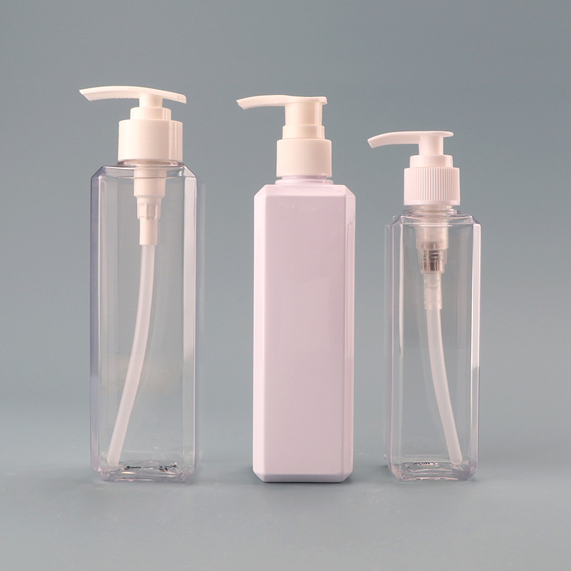 New design High-end cosmetic packaging 300ml 400ml 500ml Body Wash Cosmetics Containers conditioner shampoo plastic bottle